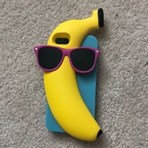 Silicone banana IPhone 5s case